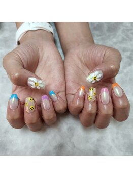 エーレ(ehre)/10本アート*ニコちゃんネイル