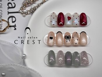 クレスト 奈良店(CREST)の写真/《学生のお客様にもオススメ☆》様々なシーンに合わせた色替え可能な可愛いサンプルからご提案♪