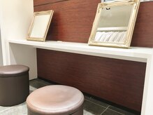 アイラッシュサロン ブラン 岐阜シティタワー43店(Blanc)/【店内】ドレッサー完備☆