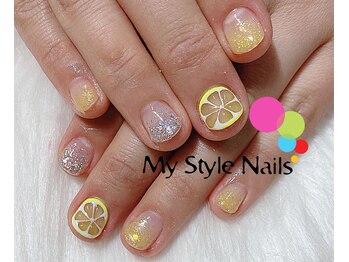 マイ スタイル ネイルズ(My Style Nails)/プレミアムラメグラデーション