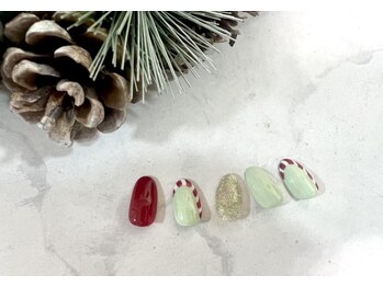 キキネイル 二子玉川(kikinail)/クリスマスネイル