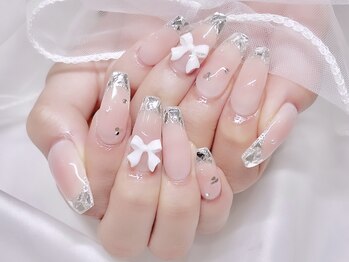 ボニータ(BONITA)/ガラスフレンチネイル