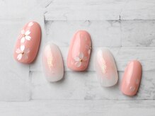 キャンアイドレッシー ヨコハマ元町店(Can I Dressy)/桜ネイル/オフ込¥7990