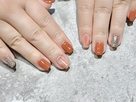 terracotta×もやもや×gold.