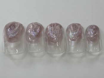 ネイルメゾン 天神店(NAIL MAISON)/もやもやシロップパープル¥5000