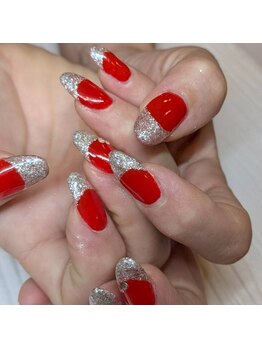 ウェリネイルサロン(WelinailSalon)/長さ出し・フレンチネイル