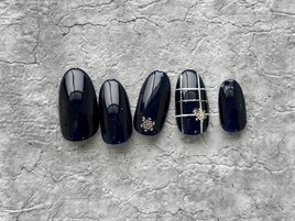 Simple　チェックネイル