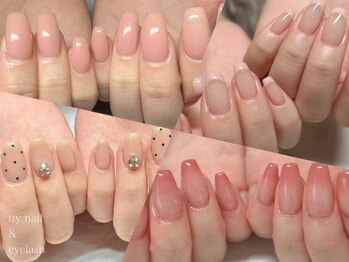 ティーネイルアンドアイラッシュ(tty)の写真/【9時半から21時まで施術可能】3回目まで同価格♪忙しい方もライフスタイルに合わせて通いやすい*