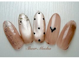 【3月限定】シアーモカネイル