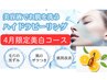 【4月限定】ハイドラ毛穴洗浄&美白エステコース