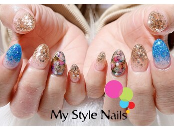 マイ スタイル ネイルズ(My Style Nails)/プレミアムラメグラデーション