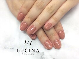 W-738 うる艶テラコッタ秋ネイル