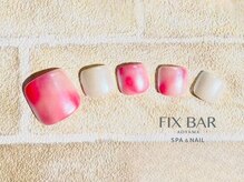 フィックスバー(FIX BAR)/フットシェラック（ピンク）