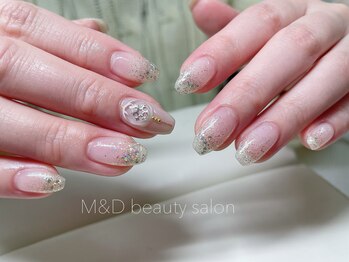 エムアンドディビューティサロン 銀座店(M&D)/ラメグラデーション♪