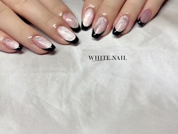 ホワイトネイル(WHITE NAIL)/マグネット/フレンチ/持ち込み