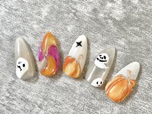 エムネイル(M nail)/2025 ハロウィン　¥11000