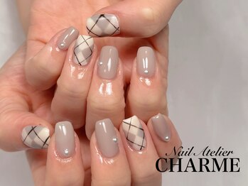 シャーム(CHARME)/アーガイルネイル