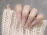 シンプル可愛い*4本持ち込みネイルコース ￥7500