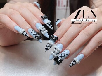ゼン ネイル デザイン 池袋(ZEN NAIL DESIGN)/題長さだしやり放題×つけ放
