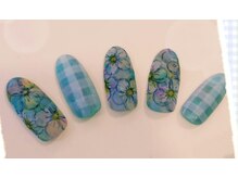 ネイルサロンシャネイル/チェックネイル