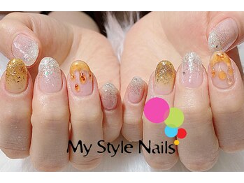 マイ スタイル ネイルズ(My Style Nails)/プレミアムラメグラデーション