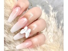 ネイルアンドアイラッシュスタジオ シュシュ(chouchou)/スカルプベイビーブーマー+蝶々