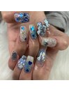 #推しネイル