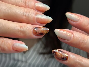 ネイルサロン プール ヴー(Nail Salon Pour Vous)/【定期】べっ甲ネイル