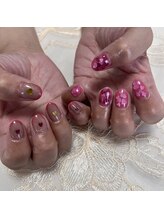 アーブル(Arbre)/アシメネイル/ハートホログラム