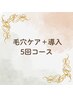 毛穴ケア＋導入コース5回