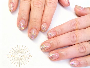 ソネルサロン 駒込店(SONEL SALON)/ラメグラデーション