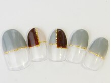 ネイルサロン ドレリッチ 大宮店(drerich)/ブロックフレンチシンプル