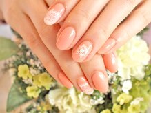 デアフローラ(deaflora)/レース風ネイル