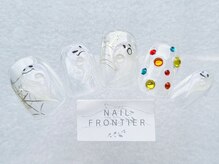 ネイルフロンティア 吉祥寺(NAIL FRONTIER)/クリアオバケハロウィン¥8980～