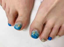 リノ(Lino)/親指アートフットネイル