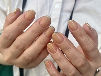 ピョル(PYOL.)/大阪肥後橋|華奢ミラーフレンチ