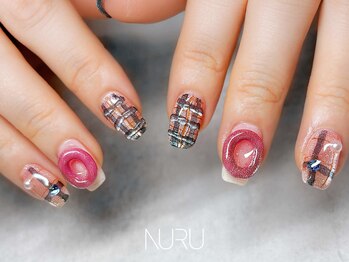 ヌル ネイル 新宿(NURU NAIL)/個性派/韓国個性派/チェック