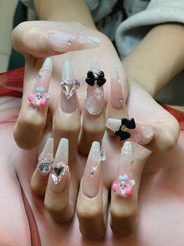 ヒカリ ハナ ネイル(HIKARI HANA NAIL)/ロングネイル