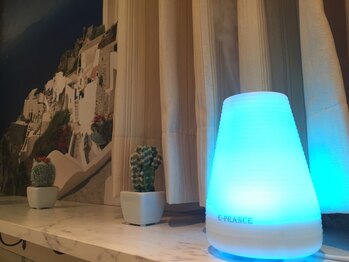 オールハンド専門店 ヒルズビューティー/店内はアロマが香るゆったり空間