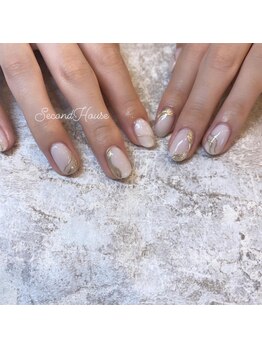 ホワイトネイル(*^^*)