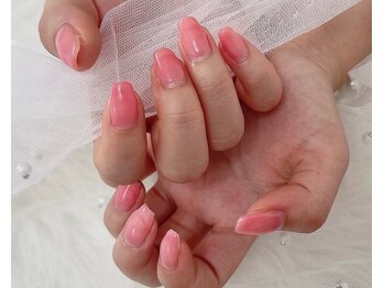 ジェー エス シー ネイル(J.S.C.nail)/ワンカラー/透け感ネイル