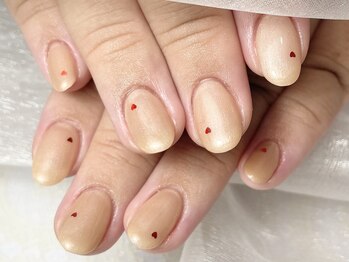 定額ハートホロデザインネイル！