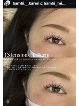 バンビ(Bambi)/【エクパ】エクステ×パーマ