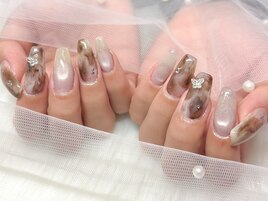 秋ニュアンスネイル