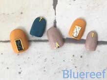 ネイルアンドまつげエクステ ブルーリーフ 四谷三丁目店(Blue Reef)/大人大理石ネイル