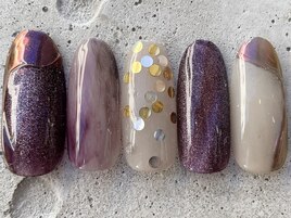 パープルマグネットドット¥10000