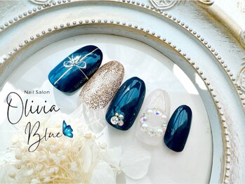 オリビアブルー(Olivia Blue)/ミラーリボン×リース