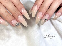ネイルグロス 梅田茶屋町店(NAIL Gloss)/アートフリーコース初回¥11000