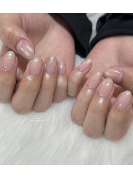 シンプルラメグラデーション