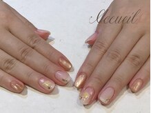 アクイユ 銀座店(ACCUEIL)/紅葉ネイル